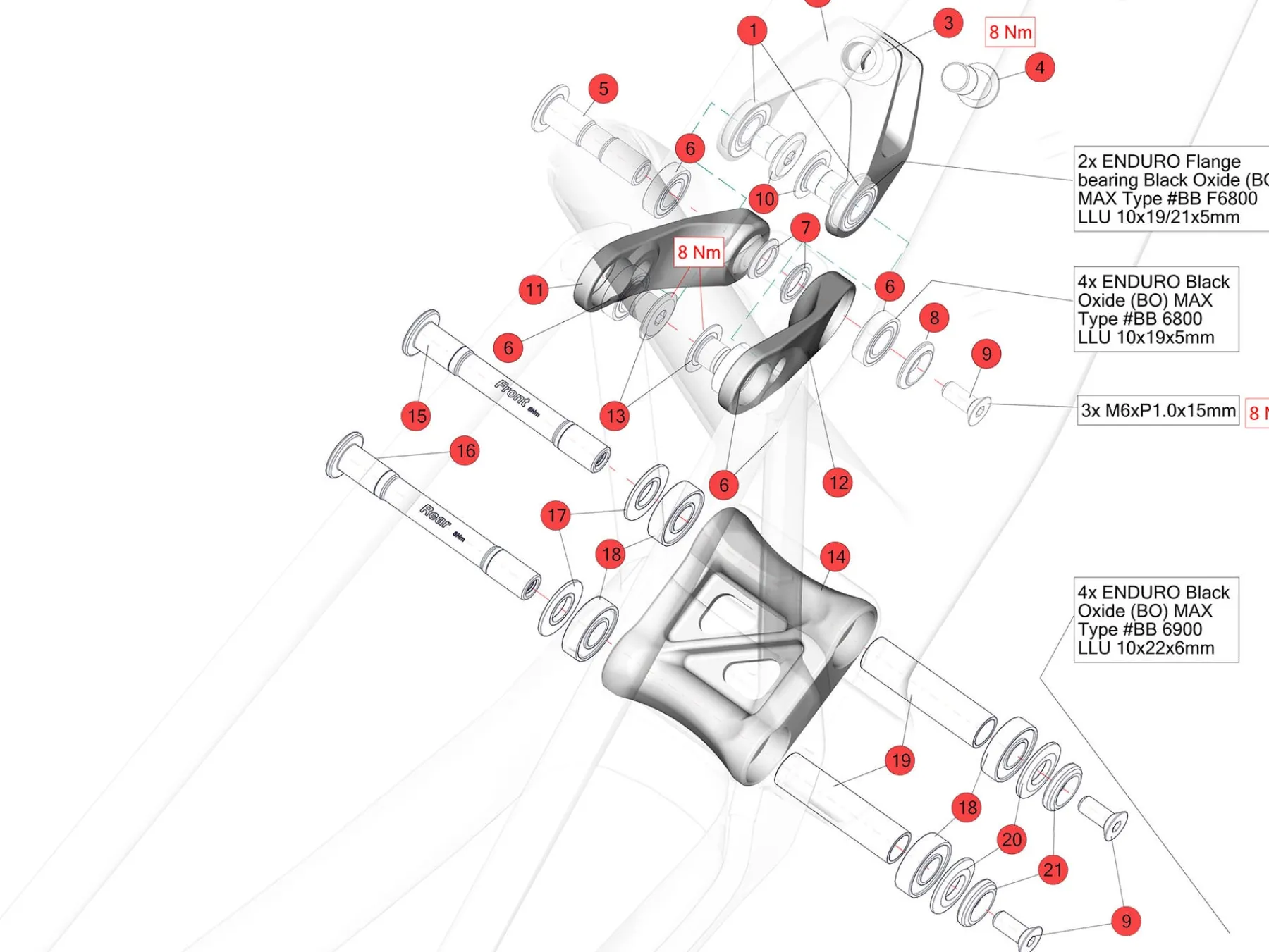 BMC Switzerland Ersatzteile^FS LT Linkage Kit