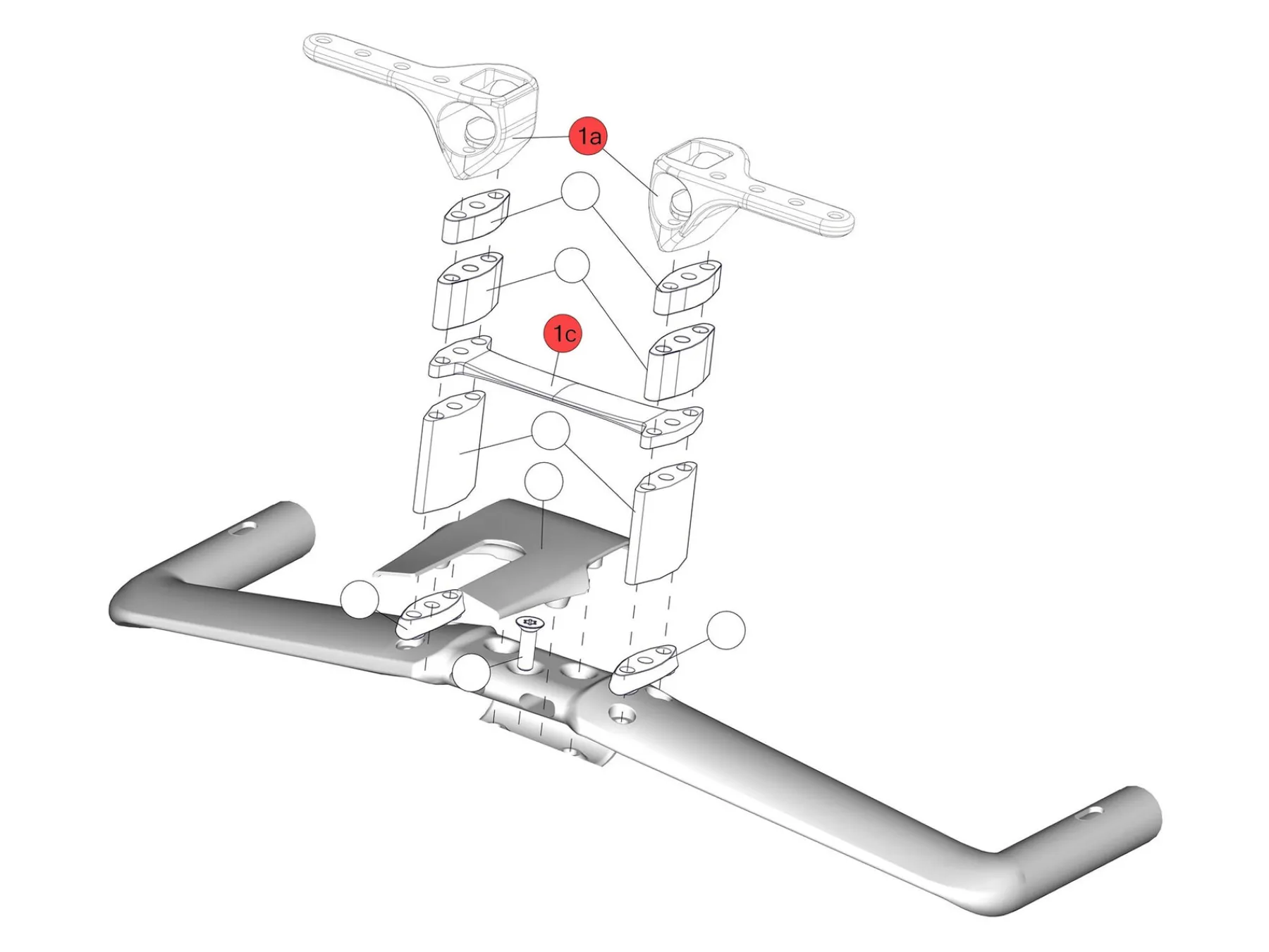 BMC Switzerland Ersatzteile^Riser Bracket Kit