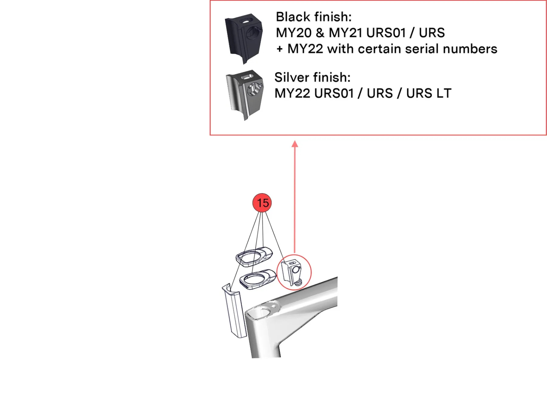 BMC Switzerland Komponente^Seatpost Clamp - No 25